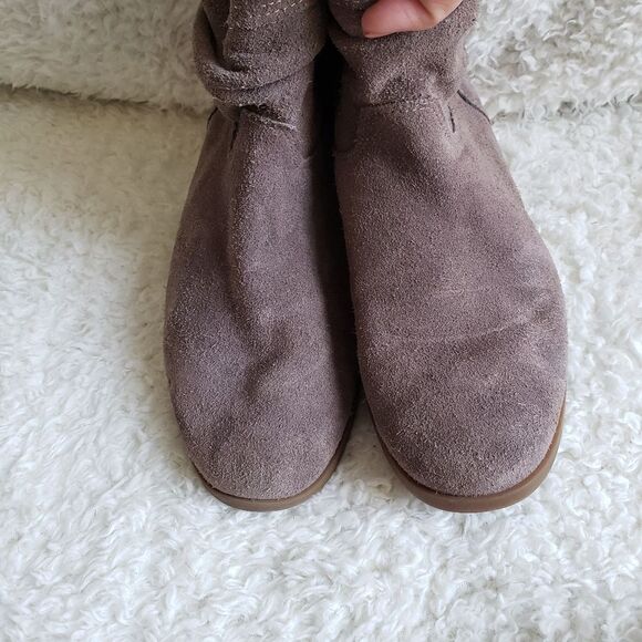 Koolaburra by UGG gray suede lorelei slouch boots - Picture 3 of 9